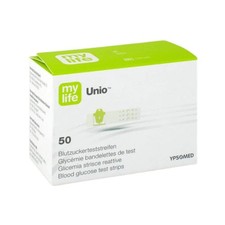 MyLife Unio Test Strips Pack of 50 Blood Sugar Quick Precise & Accurate