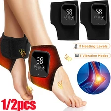 Electric Foot Ankle Massager Pain Relief Mode Vibration Infrared Hot Compress