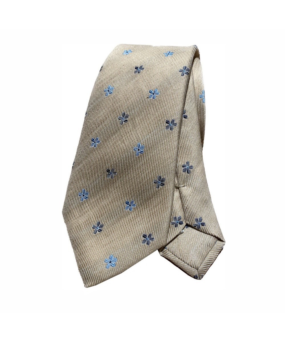 Галстук-бабочка из линолеума и сита бежевый галстук fiori blu 3SL8BEFB 13690₽