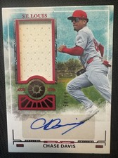 2025 Boys of Summer - Prospect Material Chase Davis Patch Auto #PM-CDV /99