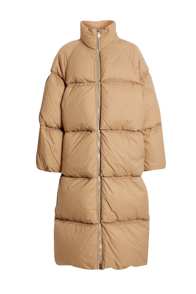 RRP€885 STAND STUDIO Alana Down Long Puffer Coat FR38 US6 UK10 M High Neck - Image 3 of 4