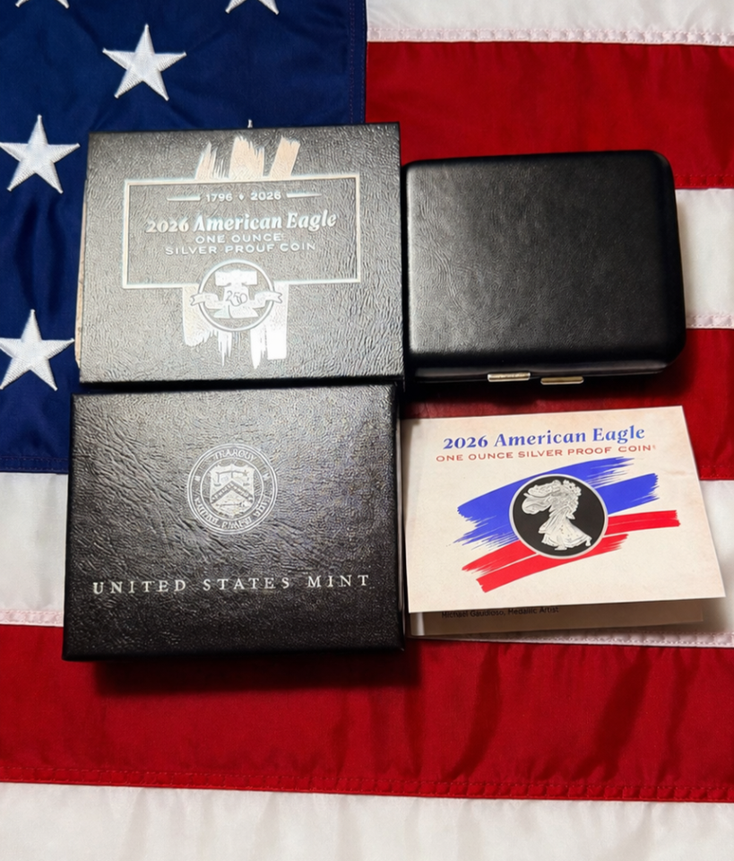OGP ONLY - 1776 2026 W US MINT ASE PROOF LIBERTY BELL PRIVY BOX & COA ...