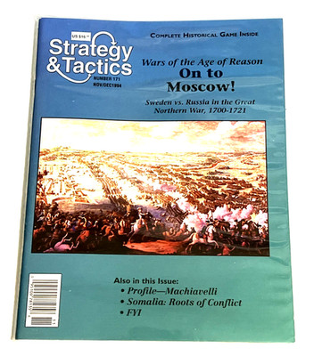 Strategy & Tactics #171 MAGAZINE w/ GAME: On to Moscow!  NEW UNPUNCHED