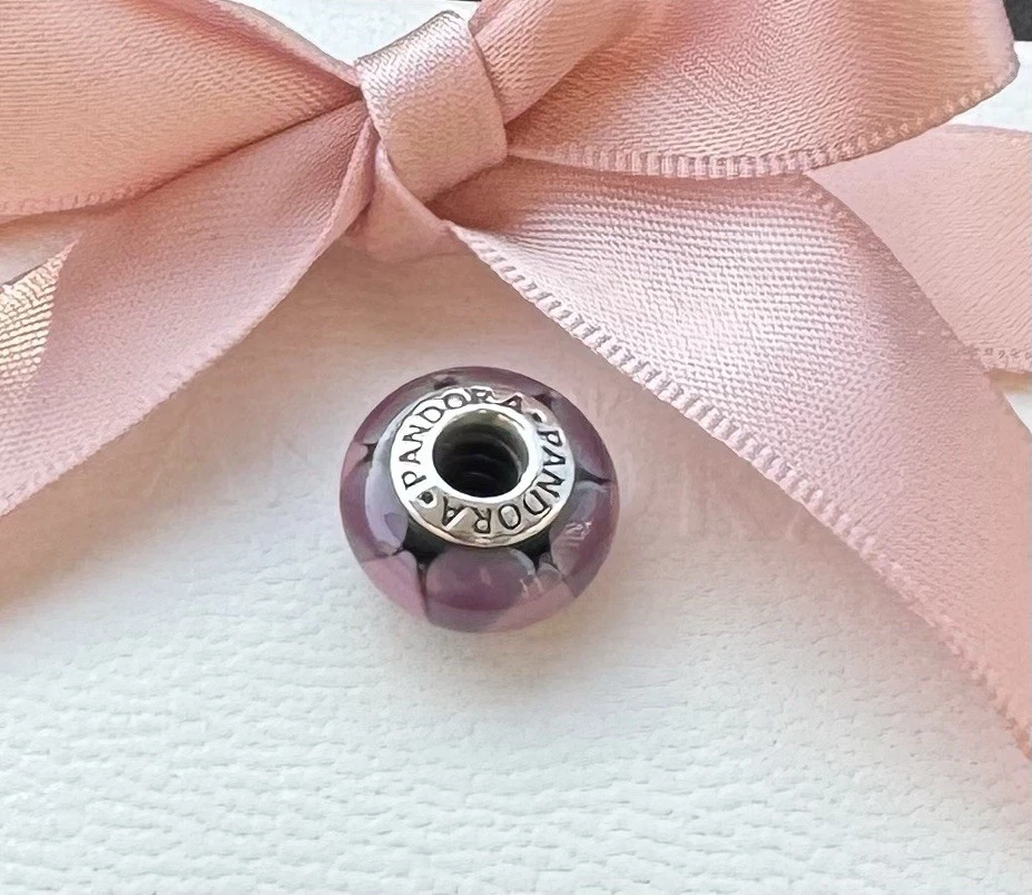 Original Pandora Murano „Triangel“ lila, 925 silber #790635 - Bild 4 von 4