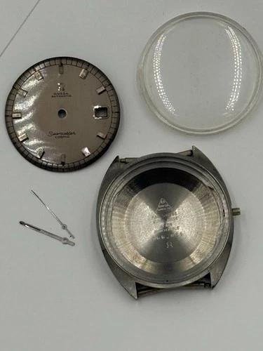 VINTAGE OMEGA SEAMASTER COSMIC WATCH Case Dial & Hands For Parts Or Repair