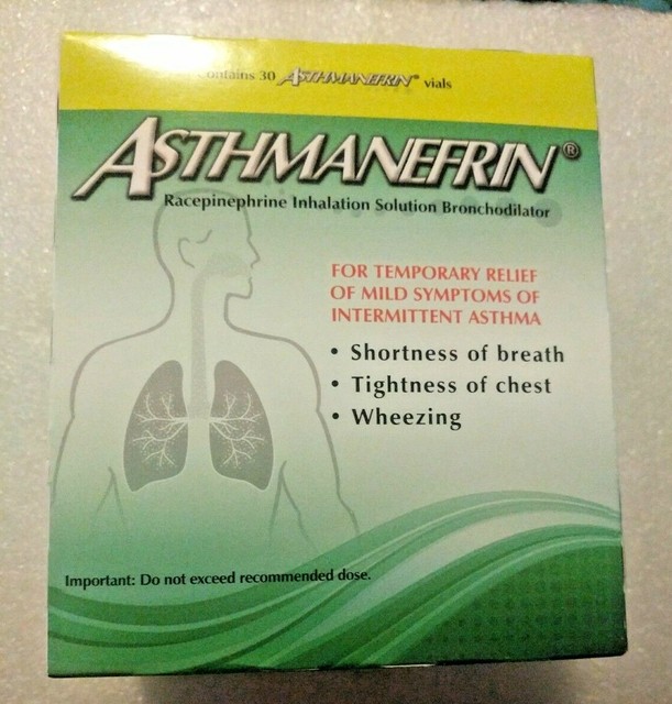 Asthmanefrin Asthma Medication Refill for sale online eBay