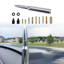 Bullet Antenna 50 Cal Caliber For Truck Dodge Ram 1500 Ford F150 Raptor Bronco