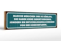 Holzschild Spruch 46X10 Cm Manche Menschen Sind So DäMlich Deko Schild