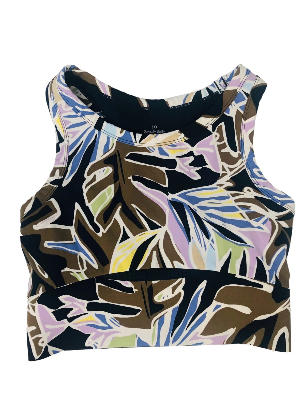 sweaty-betty racerback yoga workout tank-bra