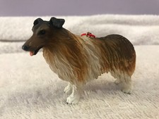 Christmas ornament resin collie dog EX6294