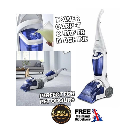 Tower 1.8 Litre Lightweight Carpet Washer Easy Cleaning Upright Cleaner