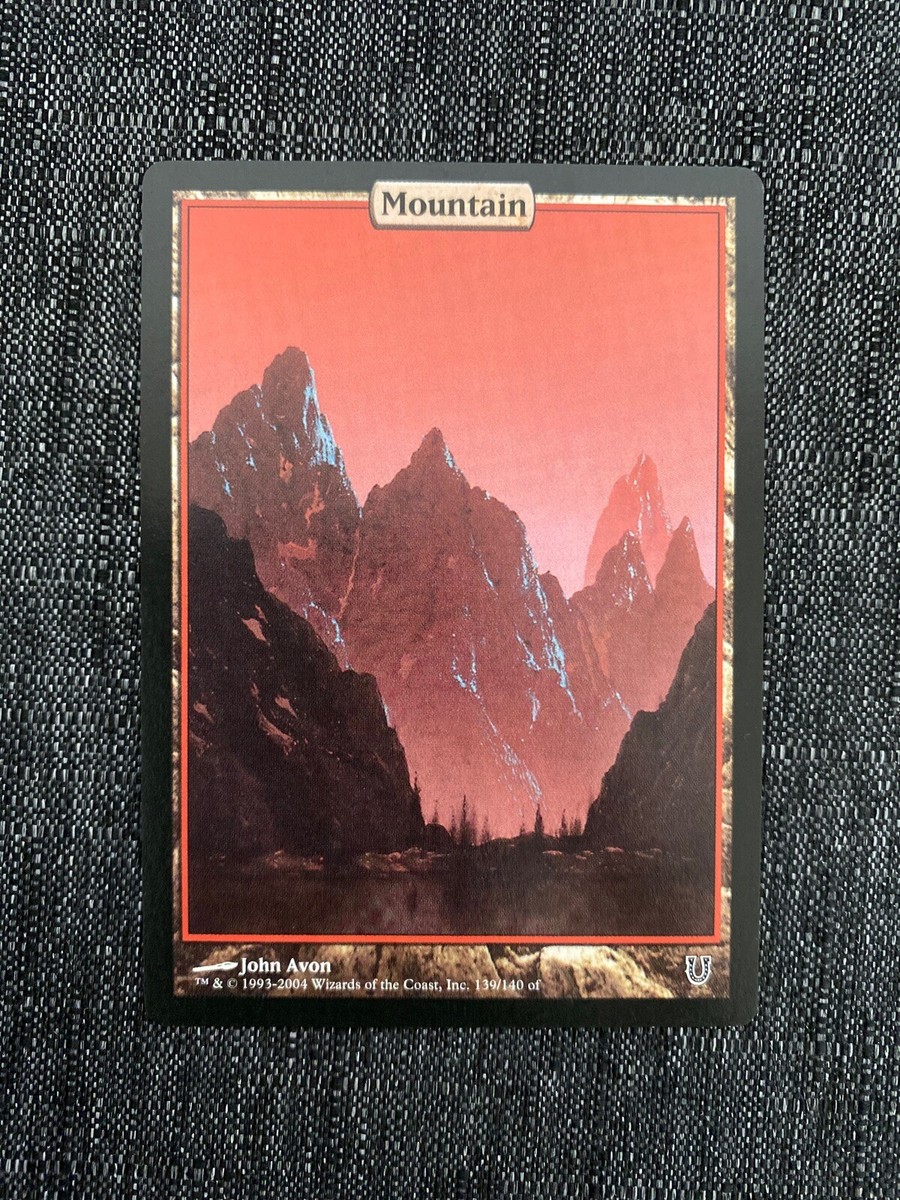MTG, Magic The Gathering, Mountain x1, Unhinged Near Mint | eBay