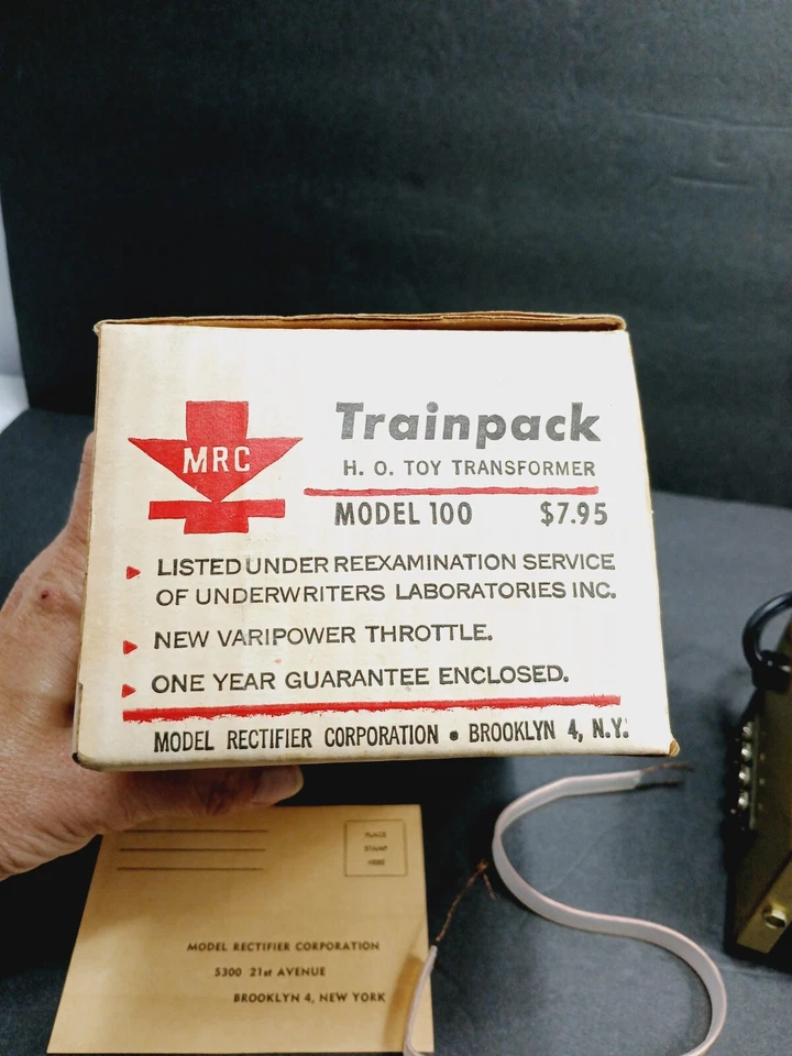 Vtg MRC Trainpack = HO Scale Train Control = Model #100 = Appears never used - Image 3 of 4