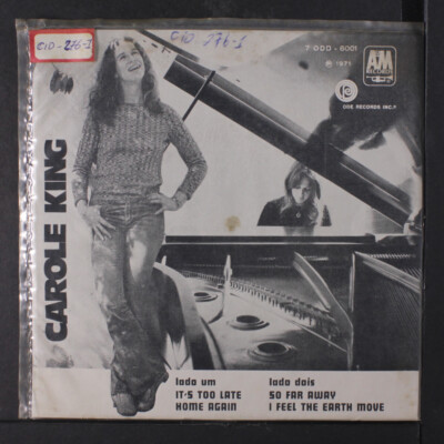 CAROLE KING: it's too late + 3 A&M Records 7" Single 45 RPM | eBay