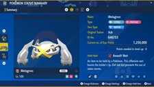 Shiny Metagross 6IVs Tera Type: Water Pok mon Scarlet and Violet