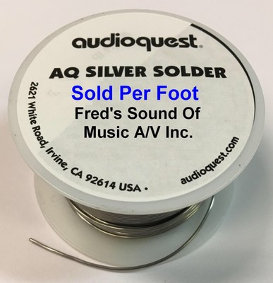 AudioQuest Clear Hyperlist 5'-8 pair, silver spades, factory For Sale