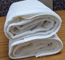 NIP NWT NEW HUGE WHITE COTTON POOL / BEACH /BATH TOWEL / SHEET - $5 per towel !!