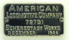Railroad Hat-Lapel Pin/Tac -American Locomoti...