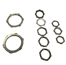  Mix Pack of 10 Locknuts 3/4"  1/2   1-1/2  Rigid Conduit  Free Shipping 