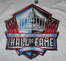Vintage Logo Athletic PRO FOOTBALL HALL OF FAME Canton Ohio (LG) T-Shirt w/ Holo