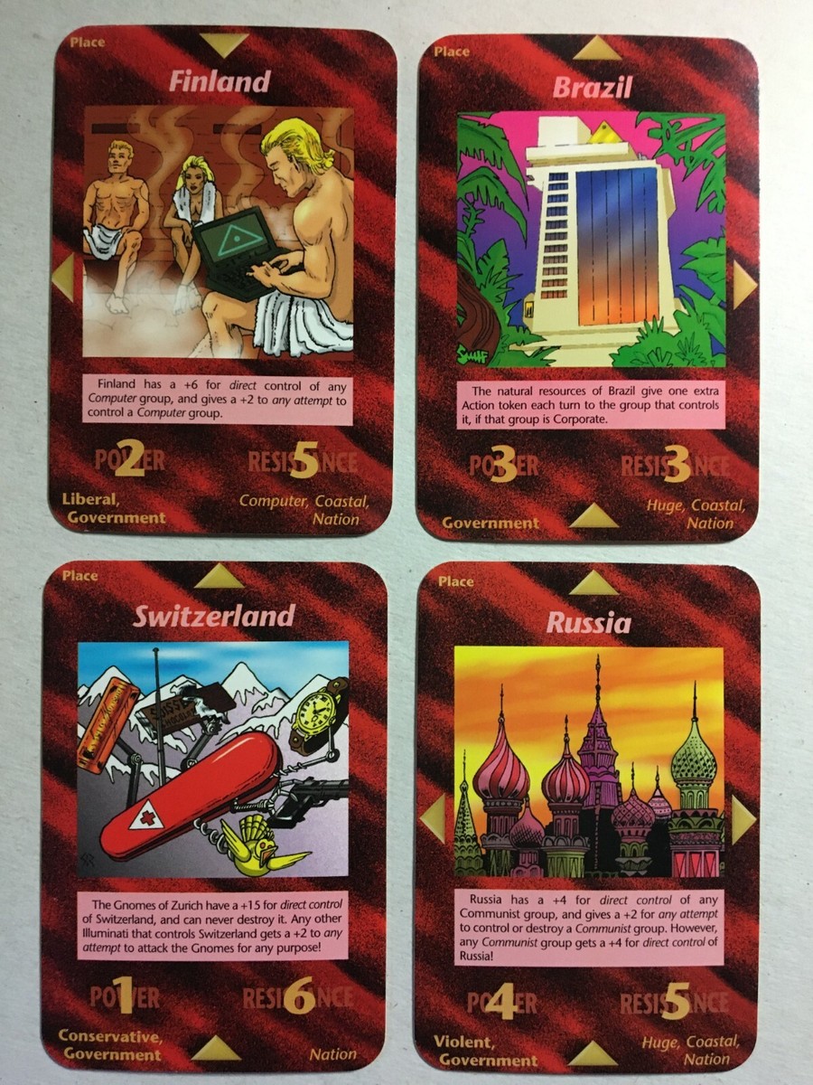 Illuminati New World Order - INWO - Place Lot - Steve Jackson