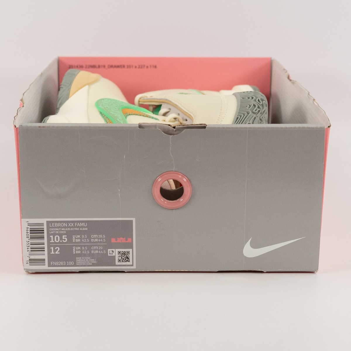 Nike LeBron 20 XX FAMU From Tally to the World Coconut Milk FN8263-100 size 10.5 LeBron XX  main image 4
