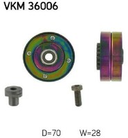 Original SKF Umlenk-/FüHrungsrolle Keilrippenriemen VKM 36006 FüR CitroëN