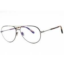 Tom Ford Men's Eyeglasses Shiny Gunmetal Metal Frame FT5829-B 008