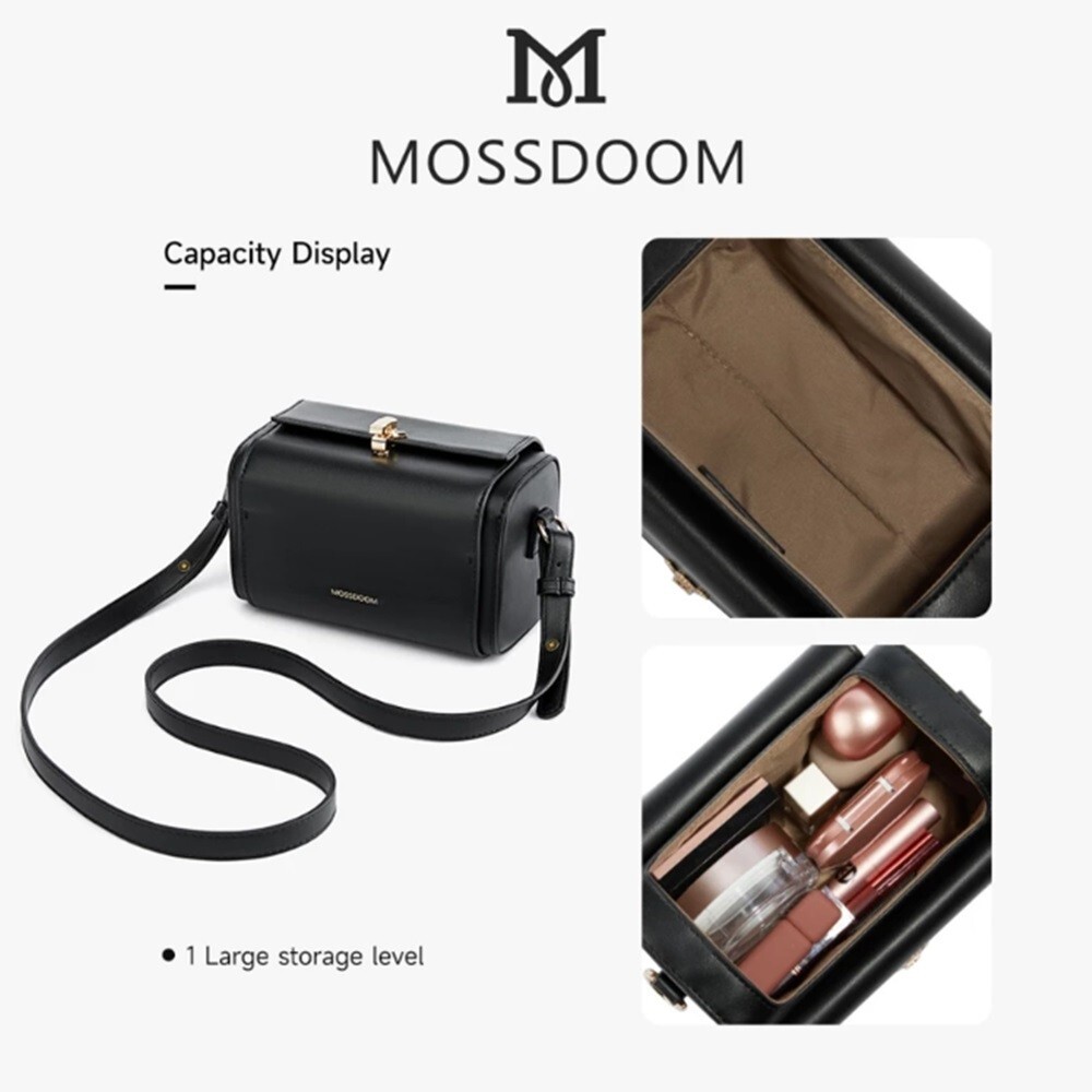 MOSSDOOM Bexley Bag PU leather Shoulder For Women Simple Korean