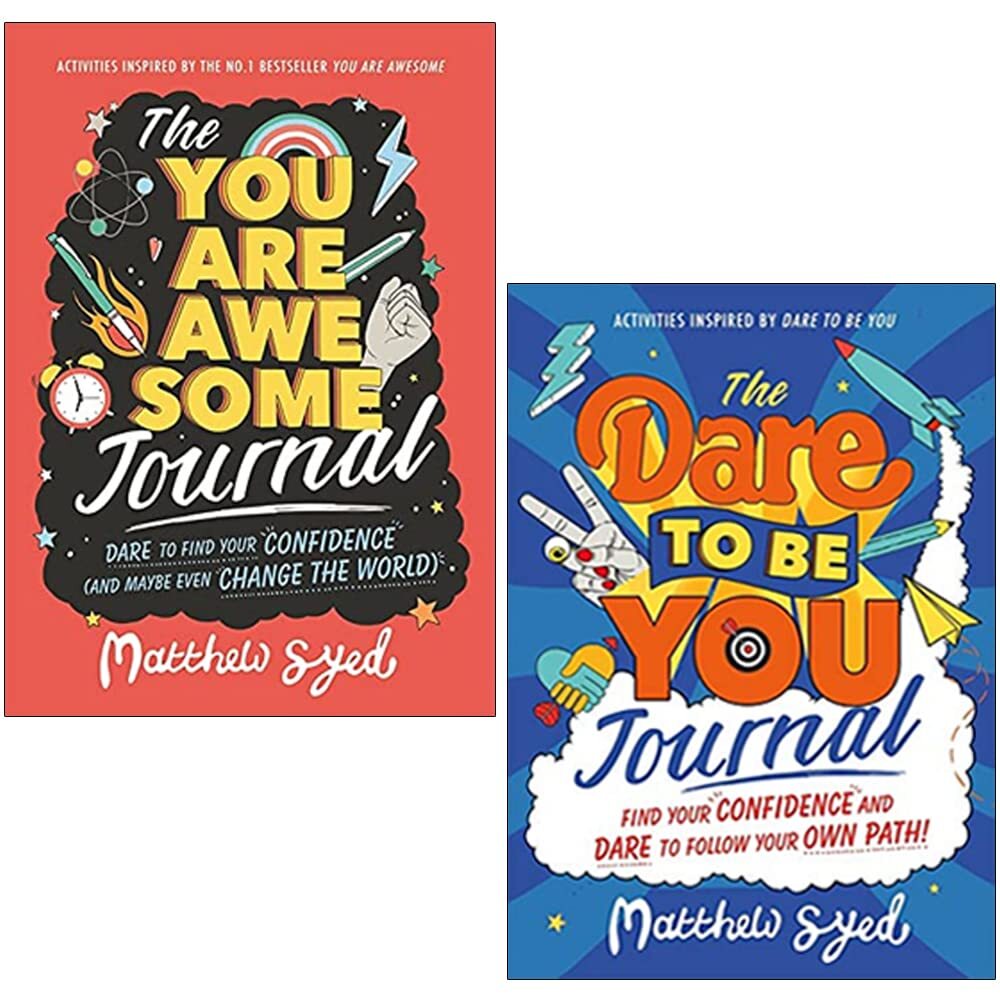 B&Q -  You Are Awesome Journal 2 Books Collection Set By Matthew Syed (The You Are Awesome Journal & The Dare To Be You Journal) - Image 2