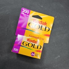 1 Roll Sealed Box Kodak Gold 200 24 Exposures Print Film Expired 12/2000