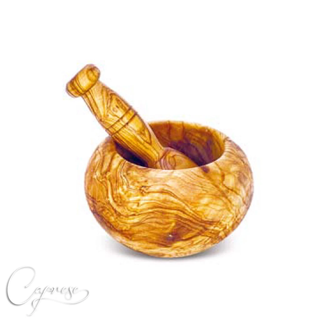 Olive Wood Pestle 16 CM Handmade From Italy New!