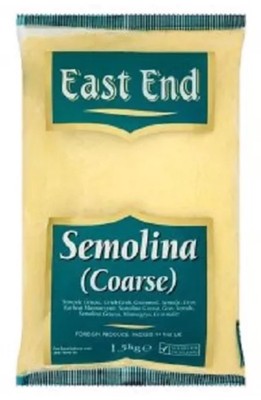 1,5 kg East End Grieß grobes Mehl, zum Bäcken, Kochen indischer Lebensmittel Desserts