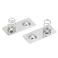 uxcell 50 Pcs AA Battery Positive to Negative Conversion Spring 28mmx12mm