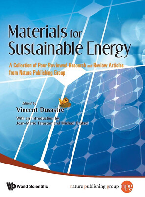 Materials For Sustainable Energy, edited by Vincent Dusastre (Hardback, 2010)