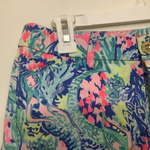 Pantalones Cortos Lilly Pulitzer Callahan Elastizados 5" Mujer 00 Mermaid Cove Preppy - Imagen 10 de 21