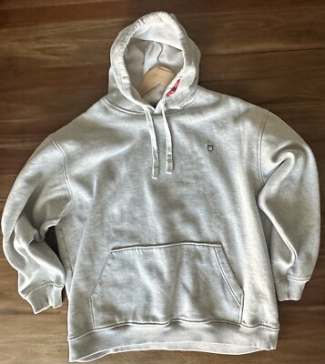 Vintage Clean Y2K Southpole RN82628 Hexagon Pullover Hoodie XXL Gray Skate  Baggy