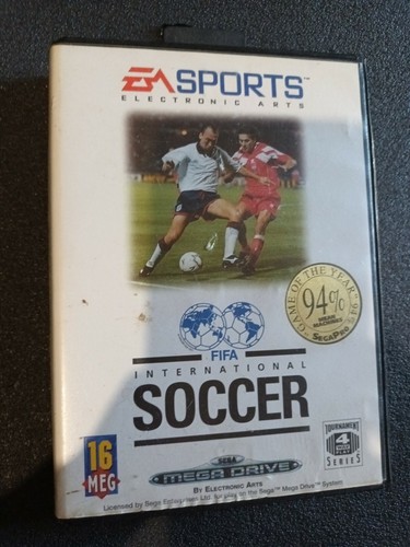 EUROPEAN CLUB SOCCER / jeu SEGA MEGA DRIVE / Virgin Interactive / 1992