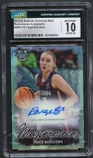 Paige Bueckers auto 2023-24 Bowman University Best Masterpieces 30/75 CGC 10