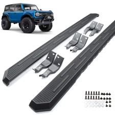 Running Boards Side Step Nerf Bar For 2021 2022 2023 Ford Bronco 4 Door