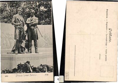 60543,Wien Strauss Lanner Denkmal 1910