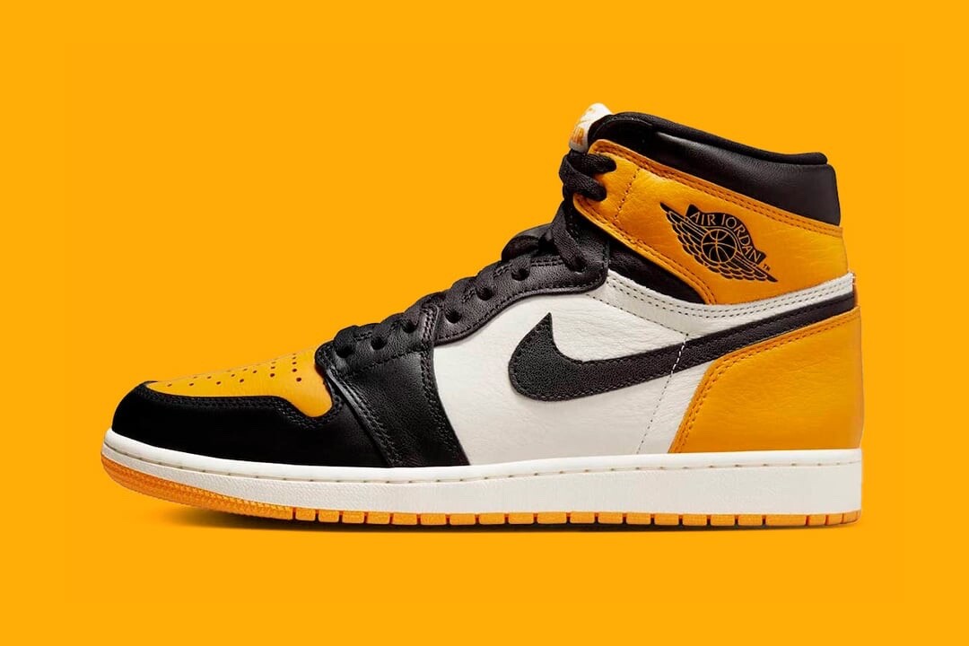 シューズ(男性用) NIKE AJ1 RETRO HIGH OG Taxi Yellow Toe Nike Air Jordan 1 Retro High OG Taxi Yellow Toe Mens 8