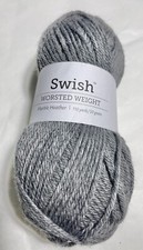 KNIT PICKS SWISH WORSTED YARN.1pk. MARBLE HEATHER. I Combine Ship, READ Detail