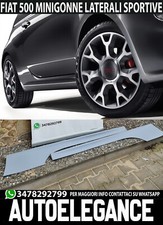 Seitliche Miniröcke Für Fiat 500 2007+ Sportlicher Look Unter Tür VRT