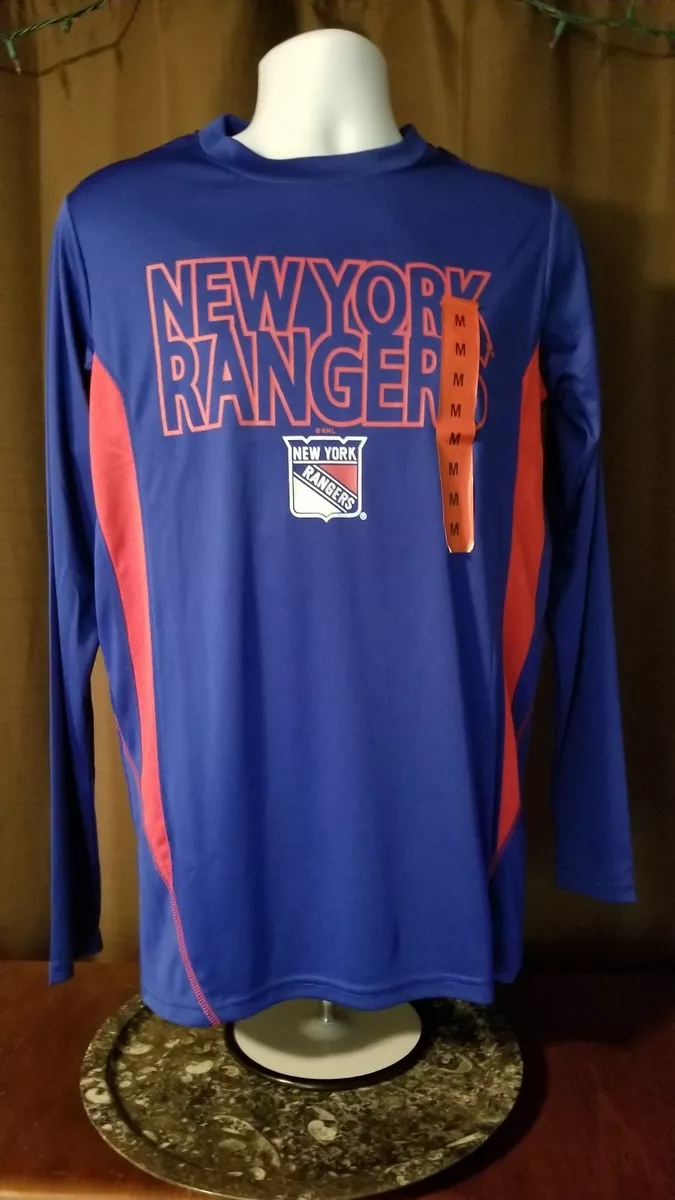 Ny Rangers long sleeve shirt light weight shirt with jersey