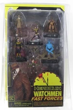 Fast Forces ~ WATCHMEN Crimebusters Set HeroClix DC Comics sealed 2 maps Spectre