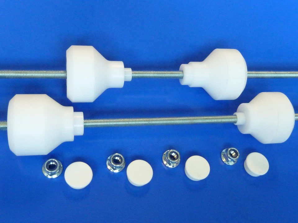 SWM SM500R 2017-2020 CRASH MUSHROOM FRONT & REAR AXLE SLIDERS PROTECTORS S9ZJ - Image 2 of 4