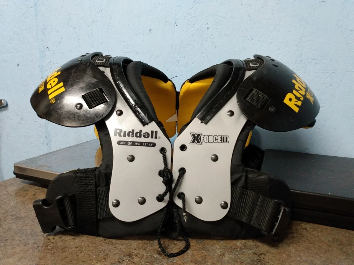 Riddell Youth X Force II Shoulder Pads Medium 80 12