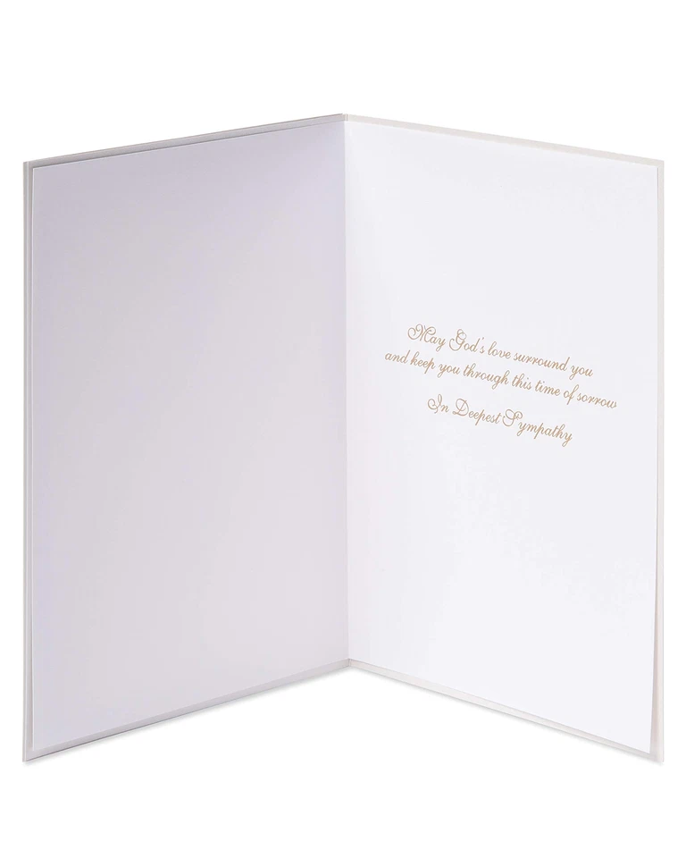 Papyrus Sympathy Greeting Card May God's Love Surround You in Sorrow - Image 2 of 4