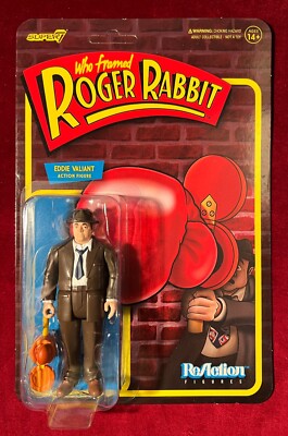 Super7 ReAction Who Framed Roger Rabbit EDDIE VALIANT 3.75
